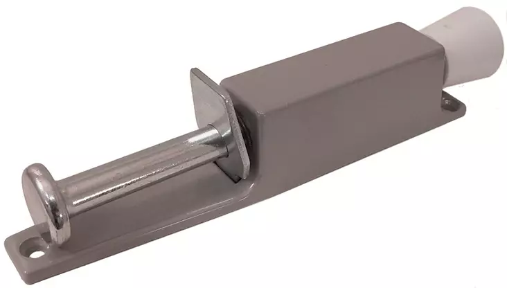 Oven aukipitolaite 180 mm poljettavalla jousipainikkeella - Ovitarvikkeet, lukot, ovikellot - 643 - 1