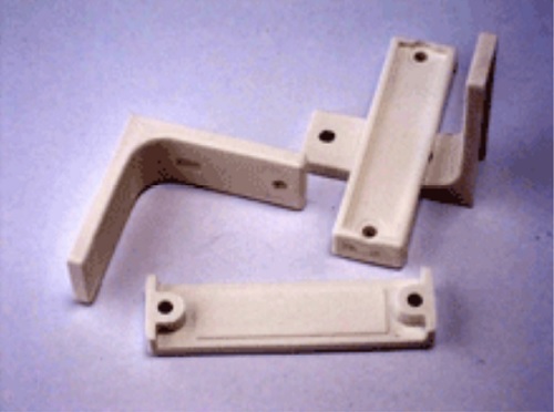 Peitelevynpidin valkoinen muovi HTF-10 - Ovitarvikkeet, lukot, ovikellot - 67293 - 1