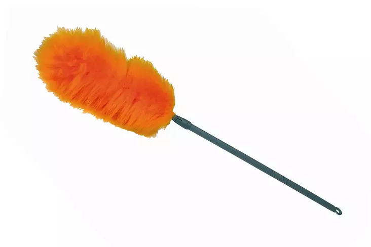 Pölyhuiska lampaanvilla teleskooppivarrella - Harjat, Lakaisimet, Pölyhuiskat - 5833 - 1