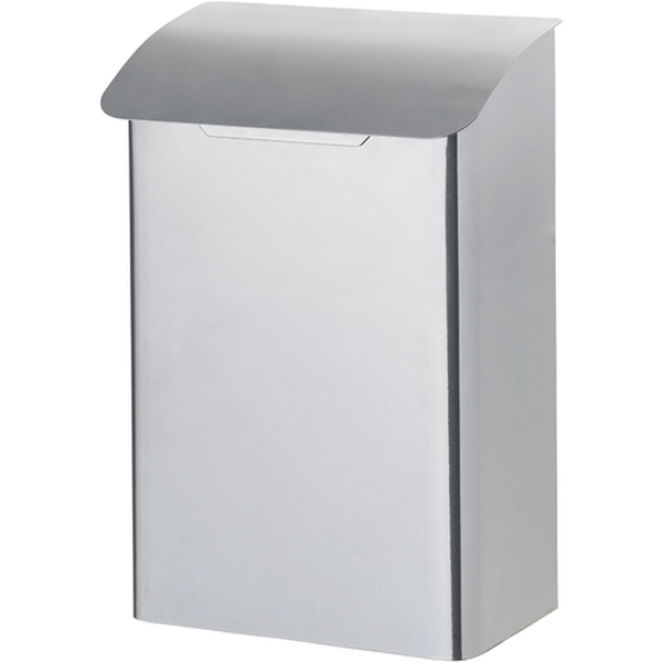 Postilaatikko metallinen lukittava välikannella hopea - Postilaatikot, postiluukut - 58723 - 1