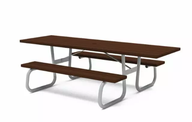 Pöytä-penkki lapsille Hans RF2692M pidennetyllä pyötätasolla Lappset - Esteettömät kalusteet - 74903 - 1