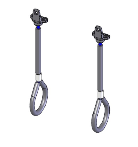 Renkaat 706735-301SP pari sininen köysi Lappset - Leikkivälineiden varaosat - 65603 - 1