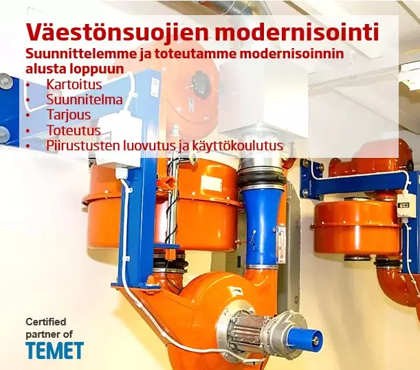 S-1 luokan väestönsuojan modernisointisuunnitelma - Väestönsuojapalvelut VSS - 76463 - 1