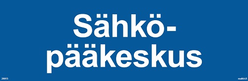 Sähköpääkeskus muovi 100 x 40 mm - Sähköalan kilvet - 65273 - 51