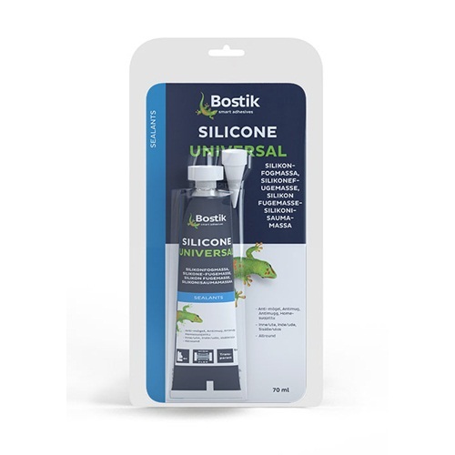 Saniteettisilikoni tuubi 70 ml valkoinen - Puhdistusaineet, Hoitoaineet - 14083 - 1