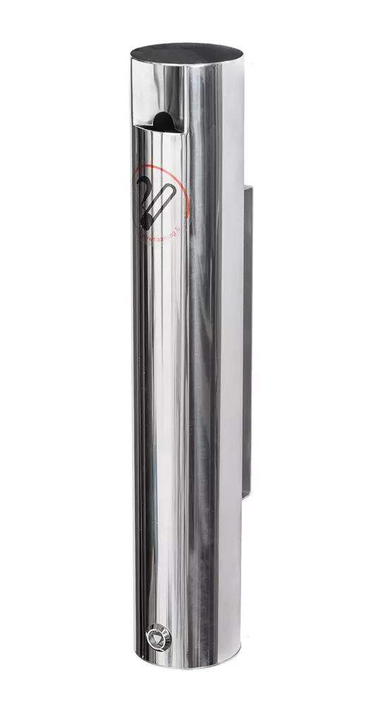 Tuhkakuppi seinään Varma 114 x 600 mm RST - Tuhkakupit - 55693 - 1