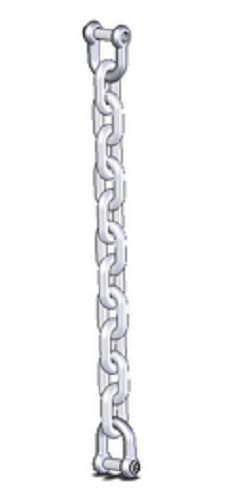 Turvaketju 903577 Linnunpesäkeinun keinulaakeriin 901958 - Leikkivälineiden varaosat - 56323 - 1