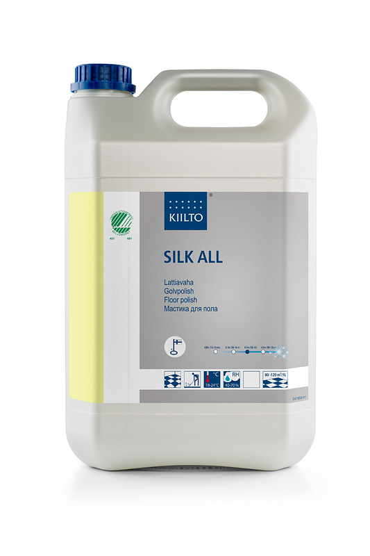 Vaha Kiilto Silk All puolikiiltävä - Lattianhoitoaineet, Vahat, Vahanpoisto - 56833 - 1
