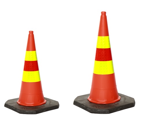 Varoituskartio BF 100 heijastava - Liikenteen ohjaus - 3743 - 1