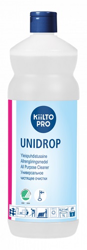 Yleispesuaine Kiilto Unidrop 1 L - Yleispesuaineet, Desinfioivat aineet - 66393 - 1