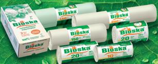 Bioska 150 L Plastiroll 1993 5 kpl/rll, 20 rll/ltk - Jätesäkit, Roskapussit - 5794 - 2