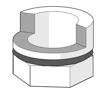 Juoksuputken rajoitin 159670/10 Oras Cubista keittiöhanaan 10 kpl/pss - Oras varaosat - 55574 - 1