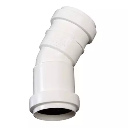 Viemäröintiputken Ht+ muhvikulma 32 x 45 ast valk. - Viemäröintitarvikkeet - 1244 - 1