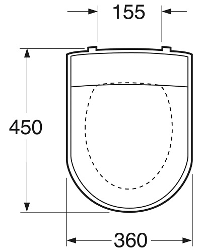WC istuimen kansi kova Soft-Close valkoinen Gustavsberg - Gustavsberg WC-istuimien kannet - 60694 - 2