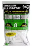 Alligator ruuviankkuri 8 mm laipalla 50 kpl/pak - Ruuvit, Tulpat - 57884 - 2