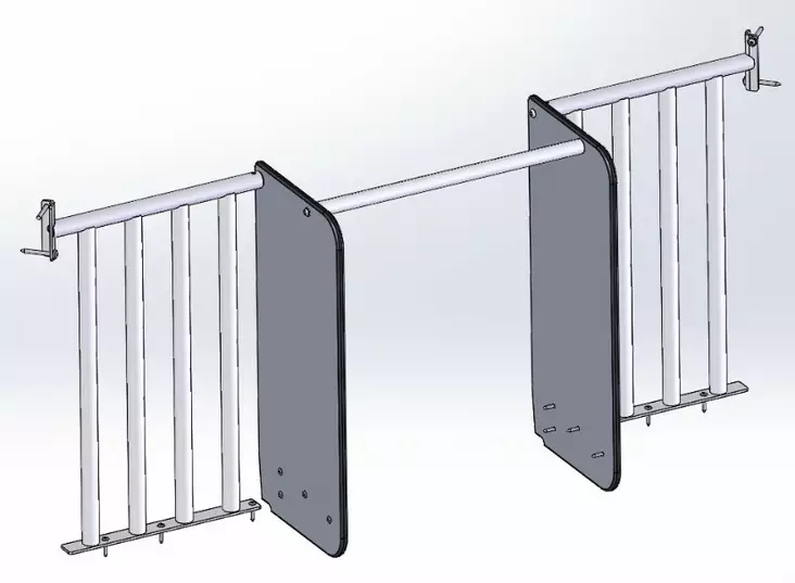 Liukumäen kaidepaketti 120MDL 703414SP Lappset - Leikkivälineiden varaosat - 56174 - 1