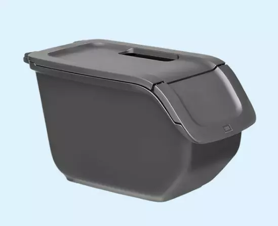 Kierrätysastia koko S grafiitinharmaa - Jäteastiat ja lajitteluastiat - 75434 - 1