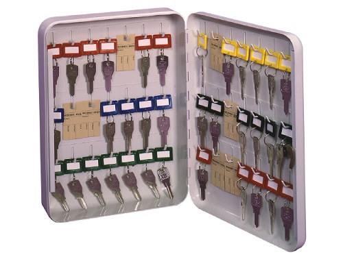 Avainkaappi KD42 teräs 42 kiinteällä avainkoukulla - Avainkaapit, avaimenperät ja avainketjut - 61554 - 1