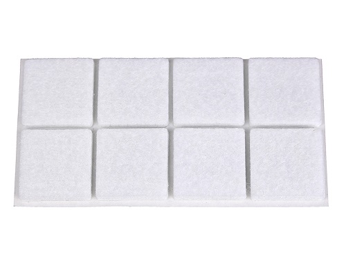 Huopatassu 20 x 20 mm vaalea - Kiintokalusteiden tarvikkeet - 67204 - 1