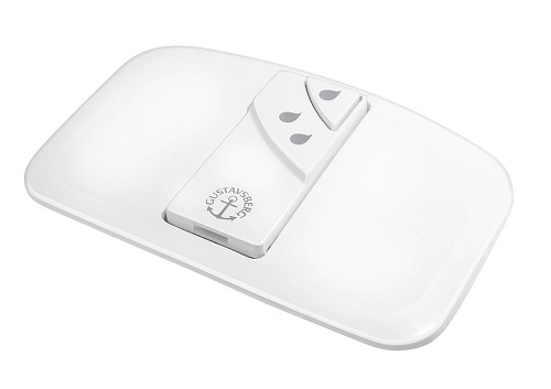 Huuhtelupainike + säiliön kansi Nordic Duo GB1929900361 Gustavsberg - Gustavsberg varaosat ja työkalut - 244 - 1