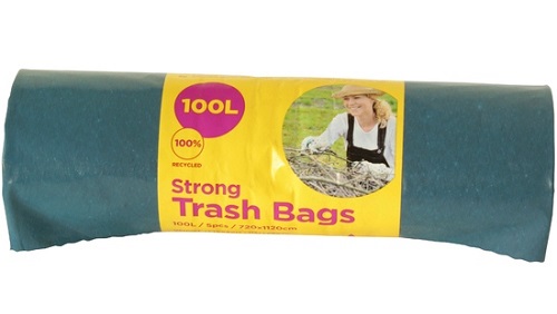 Jätesäkki 100 L vahva sininen 720 x 1120 x 0,055 mm McLean - Jätesäkit, Roskapussit - 56004 - 1