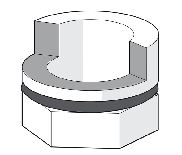 Juoksuputken rajoitin 159670/10 Oras Cubista keittiöhanaan 10 kpl/pss - Oras varaosat - 55574 - 1