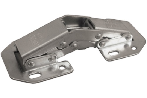 Kalustesarana pääty sinkitty teräs jousella 2 kpl - Hyllyn kannattimet, Saranat, Vetimet - 61904 - 1