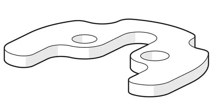 Kiristyslevy 158724 - Oras varaosat - 444 - 1