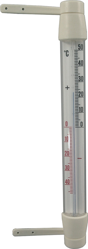 Lämpömittari ulkokäyttöön ikkuna-asennus valkoinen - Lämpö-, kosteus- ja etäisyysmittarit - 994 - 1