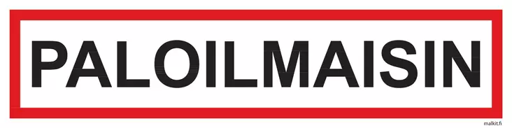 Paloilmaisin tarra/opaste - Paloalan kilvet - 73144 - 1