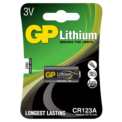Paristo GP CR 123A Lithium fotoparisto 3 V - Paristot - 1504 - 1