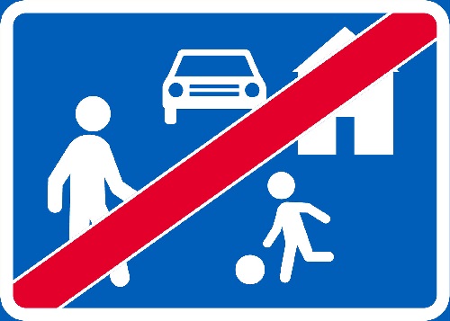 Pihakatu päättyy E25 liikennemerkkialumiini R1 700 x 500 mm - Määräys-, sääntö- ja opastusmerkit - 68064 - 1