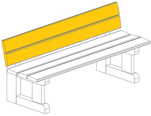 Selkänoja Park Weekend 708288-654SP vihreä Lappset - Penkit - 67314 - 1