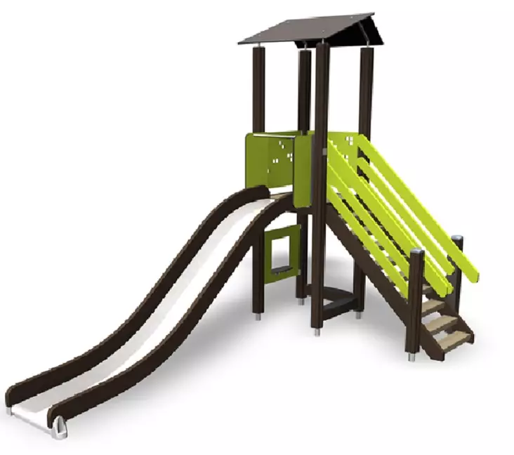 Tornileikki 137346M-A1 katolla Lime Green Lappset - Liukumäet - 4154 - 1