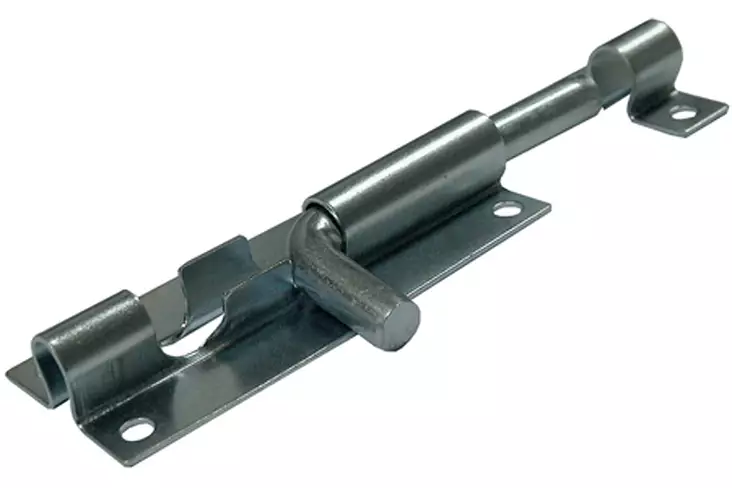 Työntösalpa 150 mm sinkitty teräs - Ovitarvikkeet, lukot, ovikellot - 584 - 1