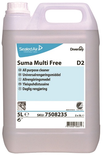 Yleispesuaine Suma Multi free D2 5 L - Yleispesuaineet, Desinfioivat aineet - 12554 - 1