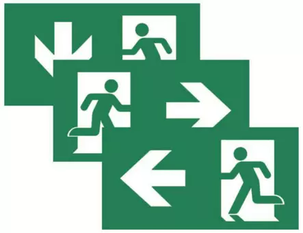 Opastevalaisin Teknoware Opas 90 Y9092WA120 230V sis. opastesetin - Muut paloturvallisuuden tuotteet - 71415 - 2