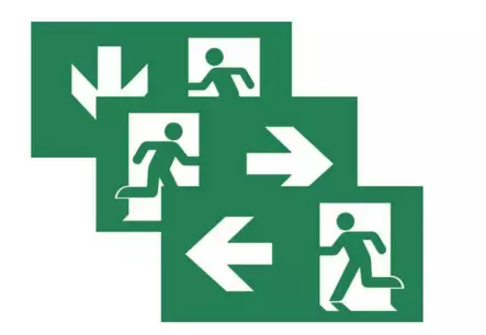 Opastevalaisin Teknoware Opas 90 Y9051WMK120 230V - Muut paloturvallisuuden tuotteet - 75485 - 2