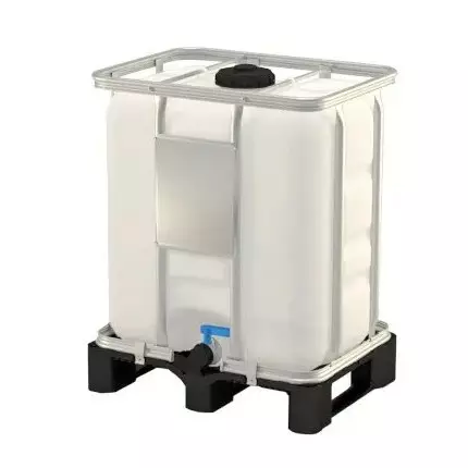 IBC-kontti 300 L 800 x 600 x 996 mm UN-hyväksytty muovilava - Polttoaineet, öljyt, kalustonpesu - 75985 - 1
