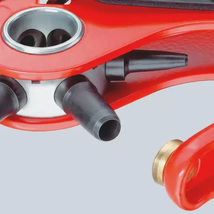Revolverireikäpihti Knipex 9070 2-5 mm nahka ja tekstiilit - Kiintoavaimet, Jakoavaimet, Pihdit - 76015 - 2
