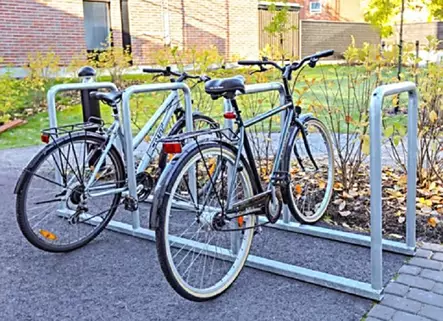 Pyöräteline Kaari runkolukittava AT001 4-kaarinen sinkitty - Pyörätelineet, Pyöräkatokset - 14725 - 1