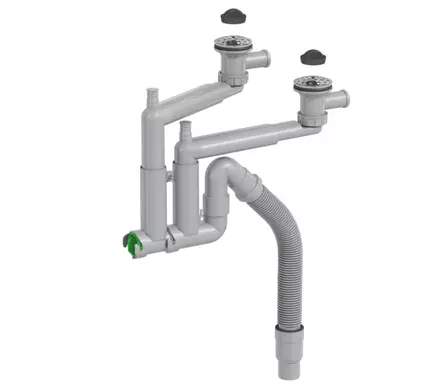 Vesilukko 2-os. Prevex Smartlock 70mm sihti - Vesilukot ja tarvikkeet - 62015 - 1