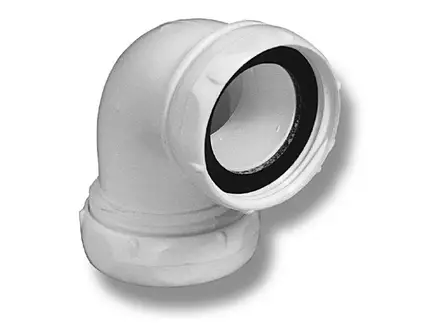 Viemäröintiputken kierreliitinkulma 32/32 valk. - Viemäröintitarvikkeet - 1235 - 1