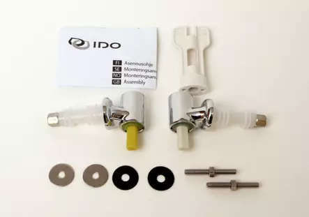 Wc istuimen kannen saranasarja Ido Glow Z9157000001 - IDO varaosat ja työkalut - 75595 - 1