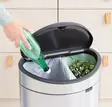 Jäteastia Brabantia Touch Bin® Recycle 10 + 23 L matta FPP teräs - Roskakorit, poljinastiat - 61305 - 4