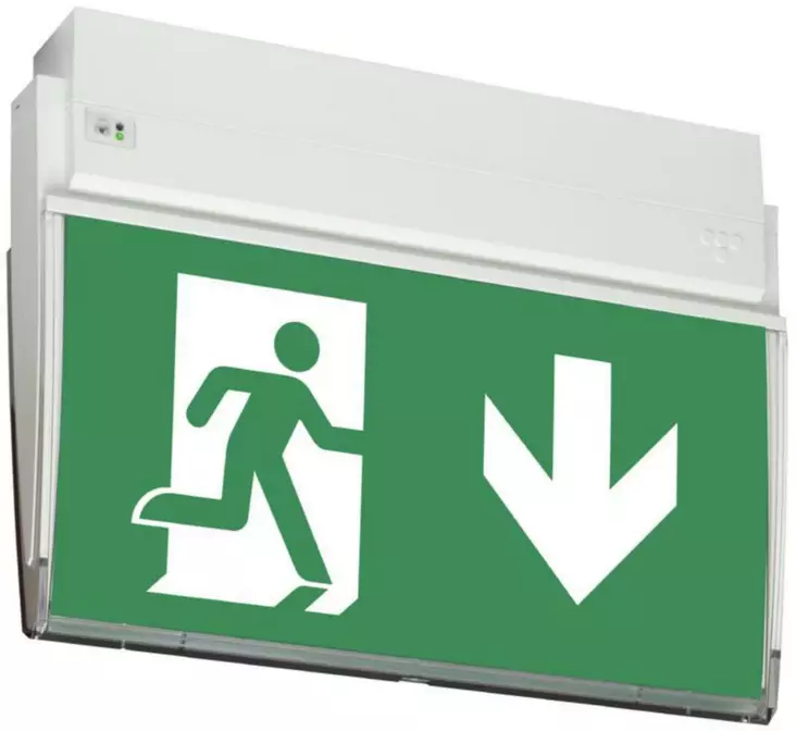Opastevalaisin Teknoware Opas 90 Y9092WA120 230V sis. opastesetin - Muut paloturvallisuuden tuotteet - 71415 - 1