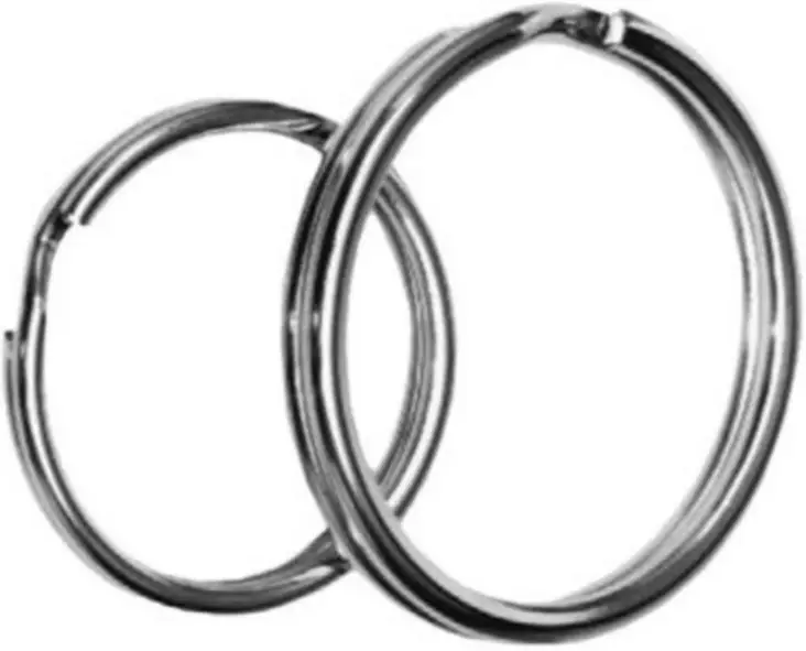 Avainrengas 15 mm niklattu teräs 5 kpl / pss - Avainkaapit, avaimenperät ja avainketjut - 74915 - 1