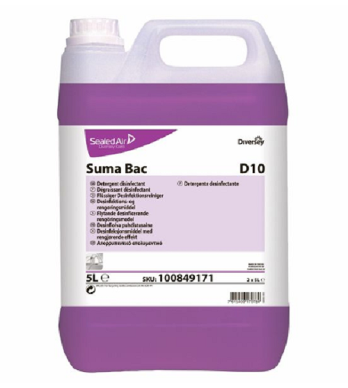Desinfioiva puhdistusaine Suma Bac D10 - Yleispesuaineet, Desinfioivat aineet - 63705 - 1