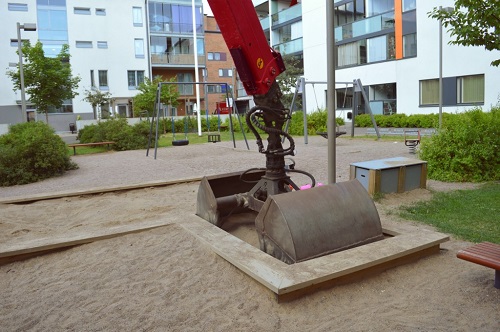 Hiekkalaatikon leikkihiekan vaihto PKS-alue - Hiekkalaatikot - 62865 - 1