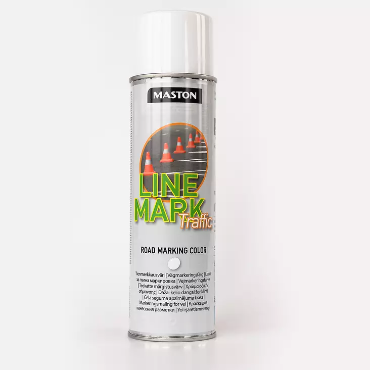 Katumaali maalausvaunuun valkoinen 500 ml - Katumaalit, Asfaltinpaikkaus - 5025 - 1